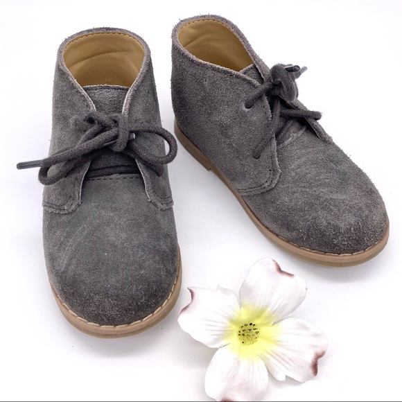 Janie and Jack Other - EUC Janie and Jack Gray Suede Desert Chukka Boots, 6